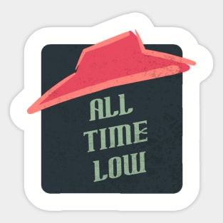 all time low Sticker